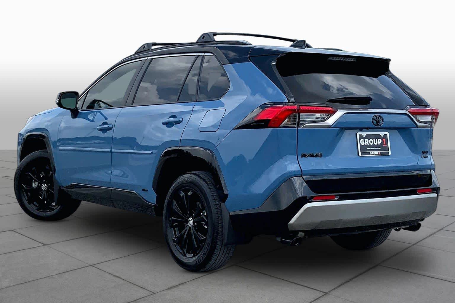 2025 Toyota RAV4 Hybrid XSE Cavalry Blue/Midnight Black Metallic at Group 1 Toyota Southwest