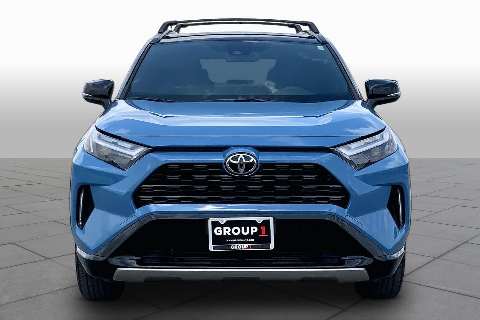 2025 Toyota RAV4 Hybrid XSE Cavalry Blue/Midnight Black Metallic at Group 1 Toyota Southwest