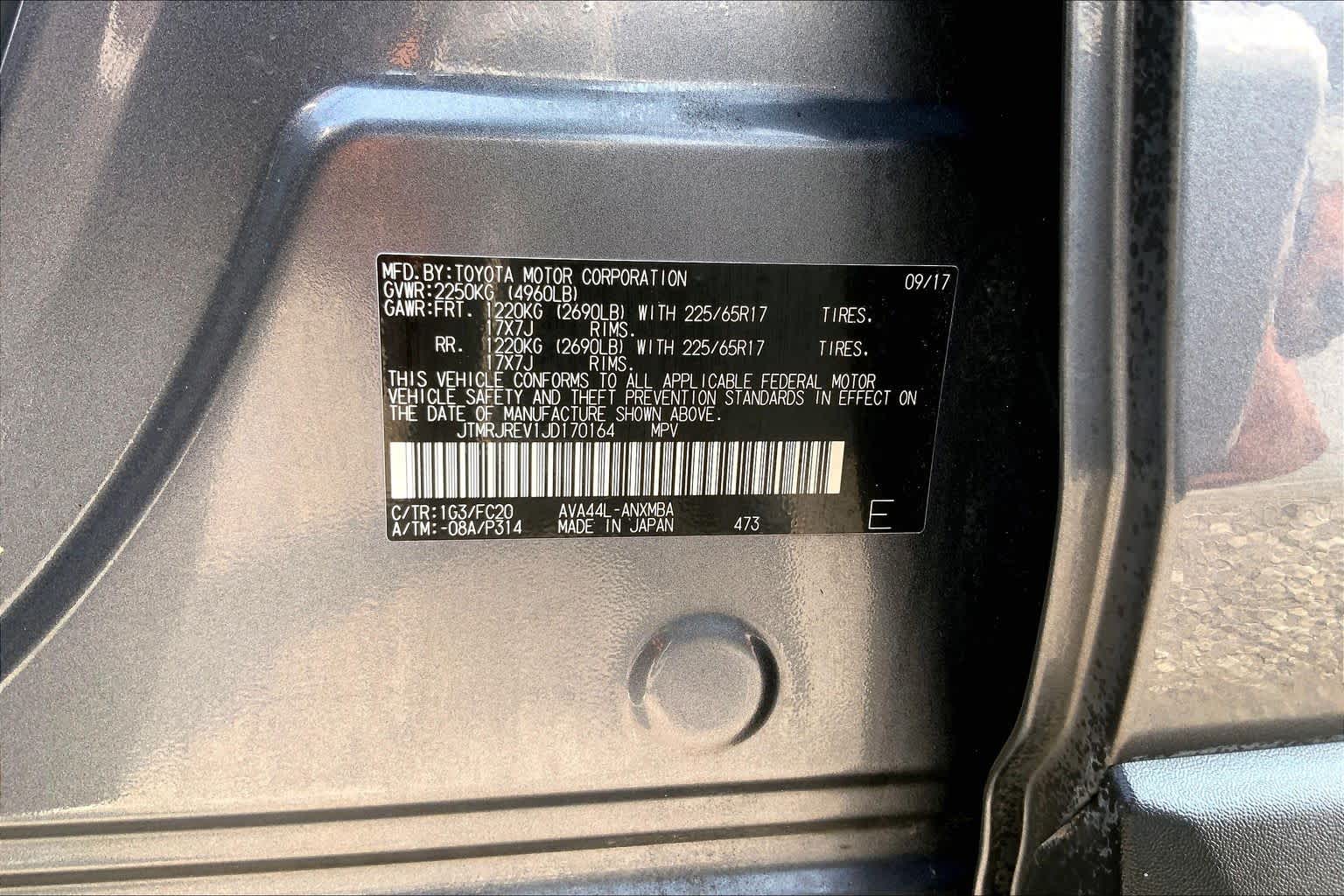 2018 Toyota RAV4 Hybrid LE Magnetic Gray Metallic at Group 1 Toyota Southwest