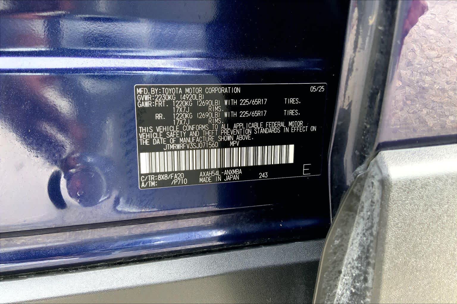 2025 Toyota RAV4 Hybrid XLE Blueprint at Group 1 Toyota Southwest