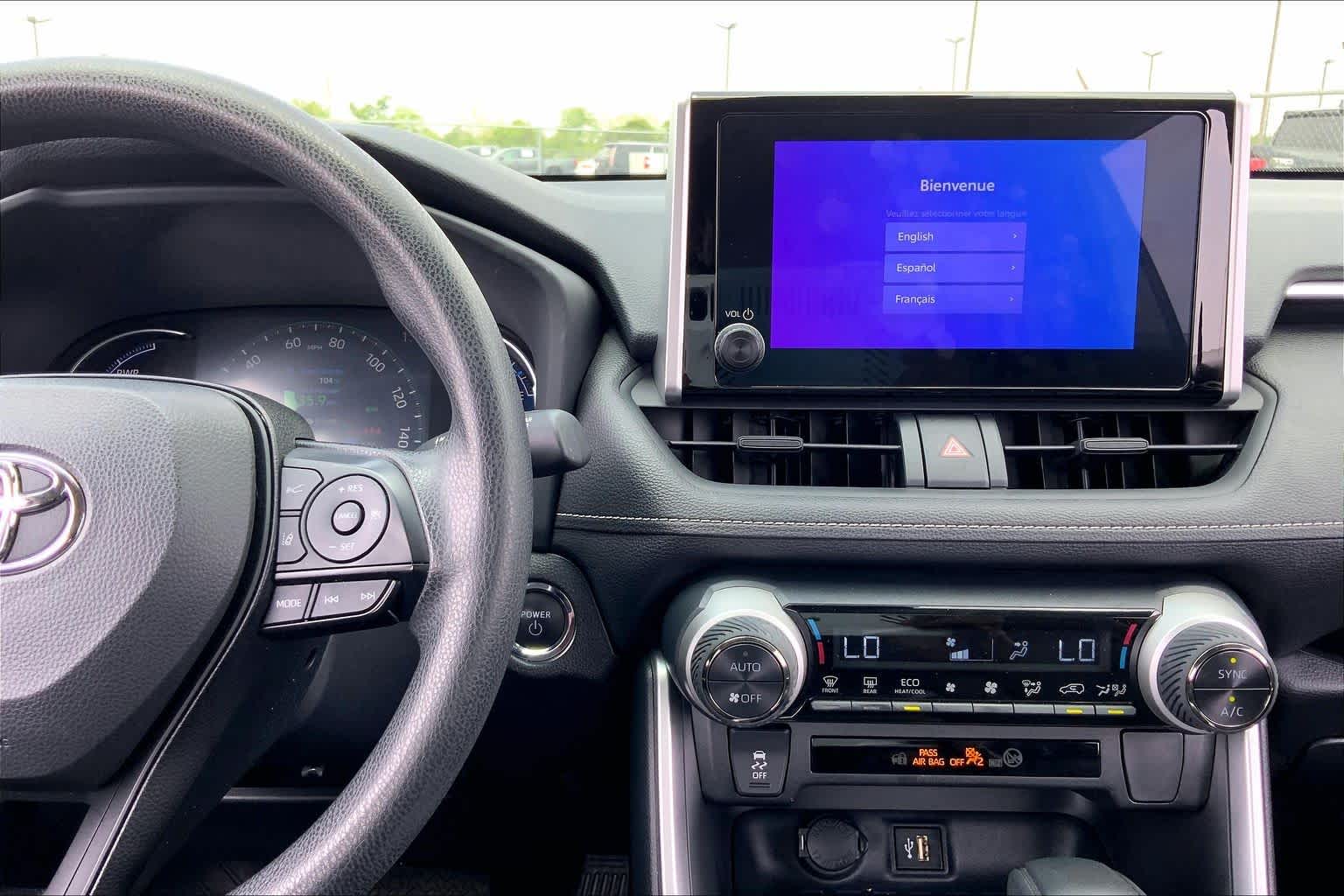2024 Toyota RAV4 Hybrid XLE Silver Sky Metallic at AutoNation Toyota Gulf Fwy