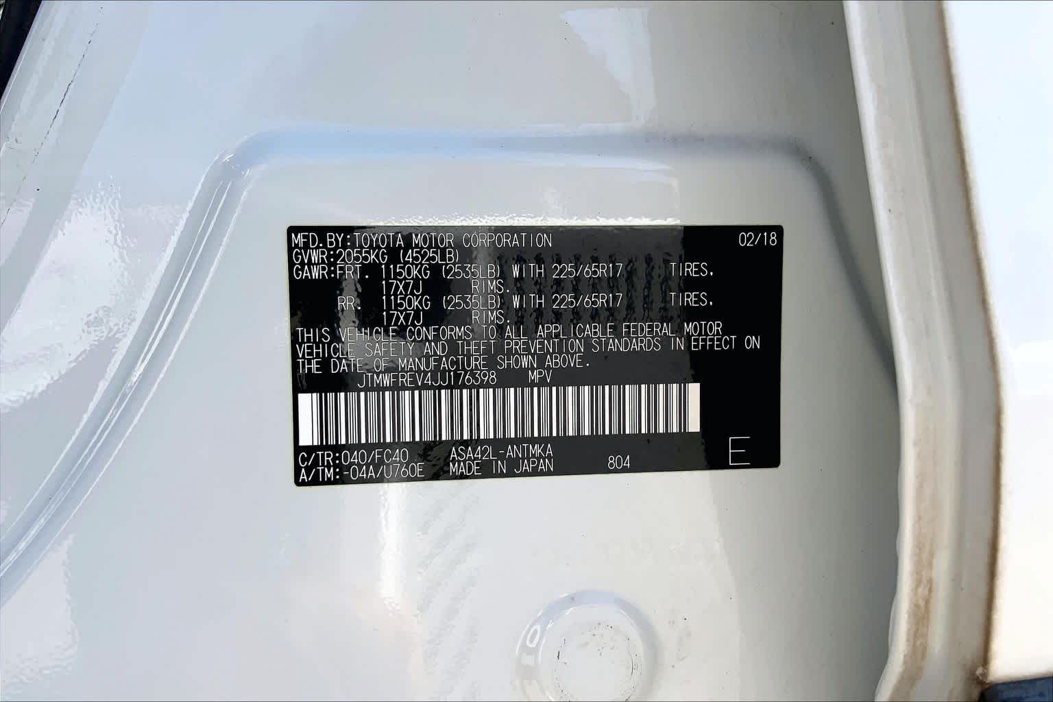 2018 Toyota RAV4 photo 36 of 36
