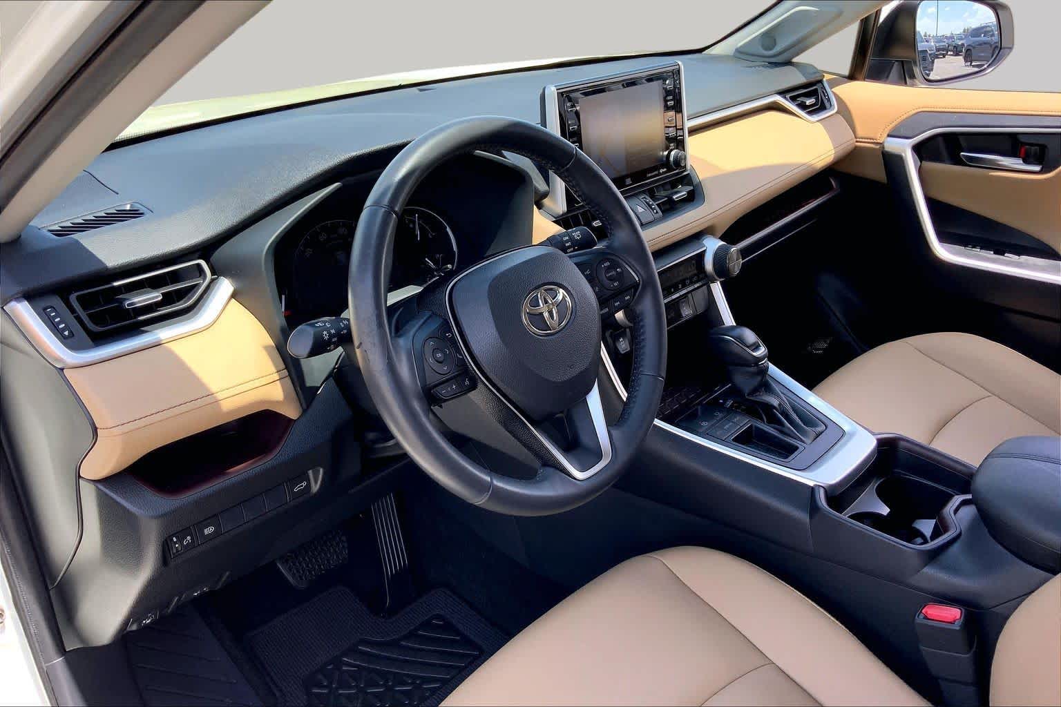2019 Toyota RAV4 Limited Blizzard Pearl at AutoNation USA Katy