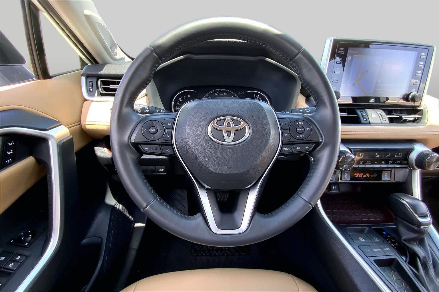 2019 Toyota RAV4 Limited Blizzard Pearl at AutoNation USA Katy
