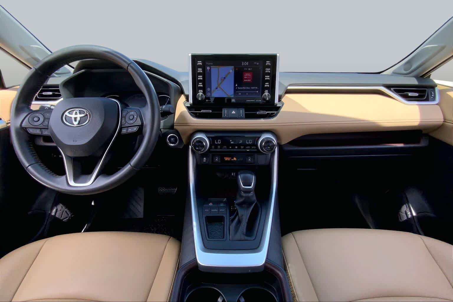 2019 Toyota RAV4 Limited Blizzard Pearl at AutoNation USA Katy