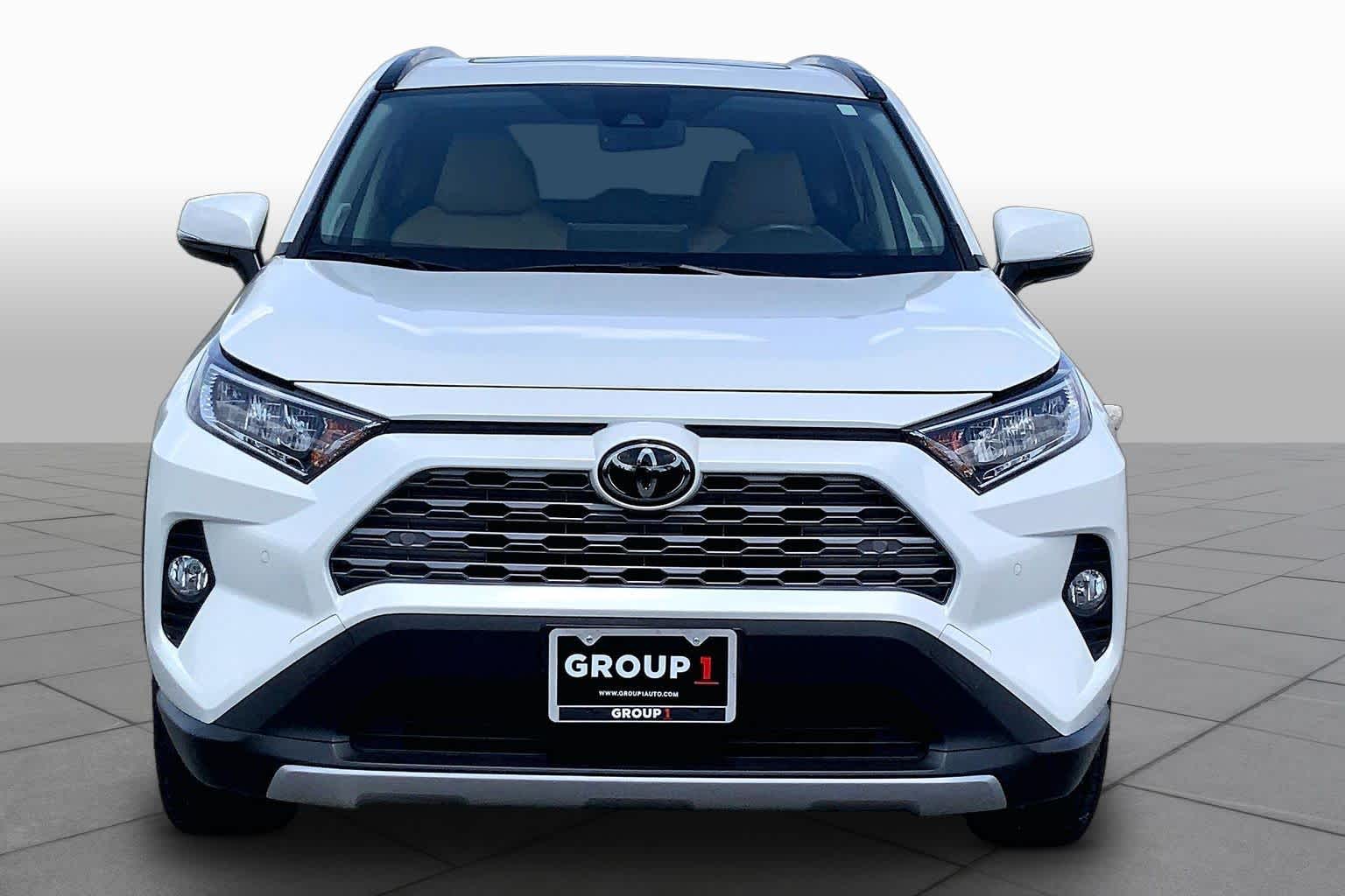 2019 Toyota RAV4 Limited Blizzard Pearl at AutoNation USA Katy