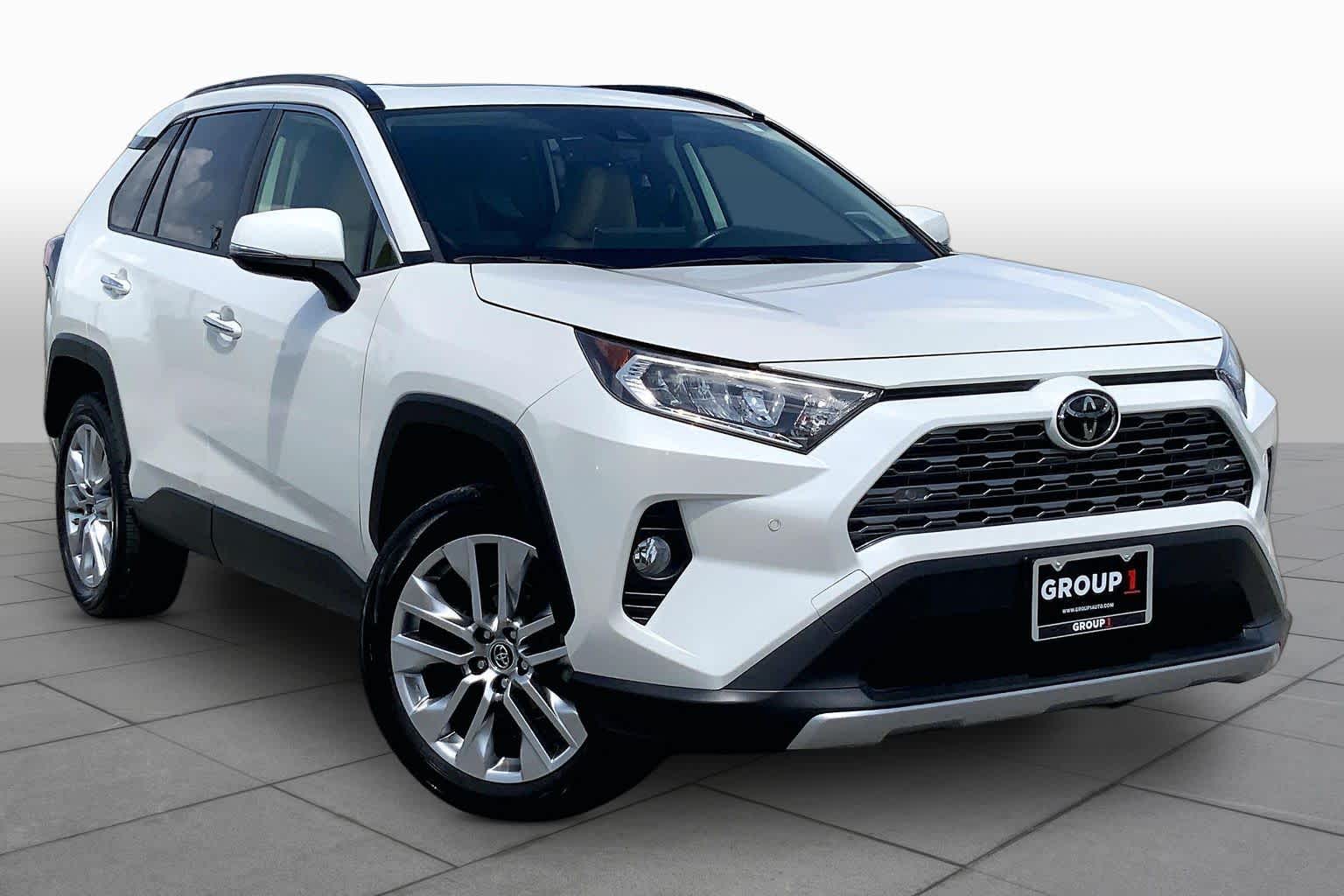 2019 Toyota RAV4 Limited Blizzard Pearl at AutoNation USA Katy