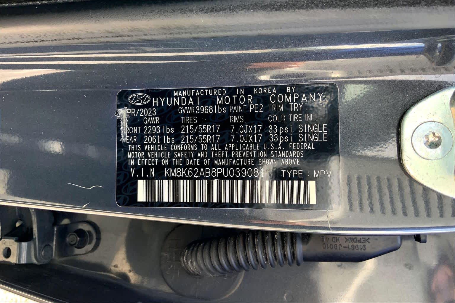 2023 Hyundai Kona SEL Ecotronic Gray at AutoNation Chrysler Jeep Dodge Ram Spring