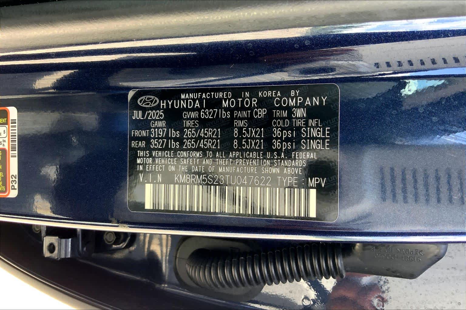 2026 Hyundai Palisade Calligraphy Pacific Sapphire at Texan GMC Buick