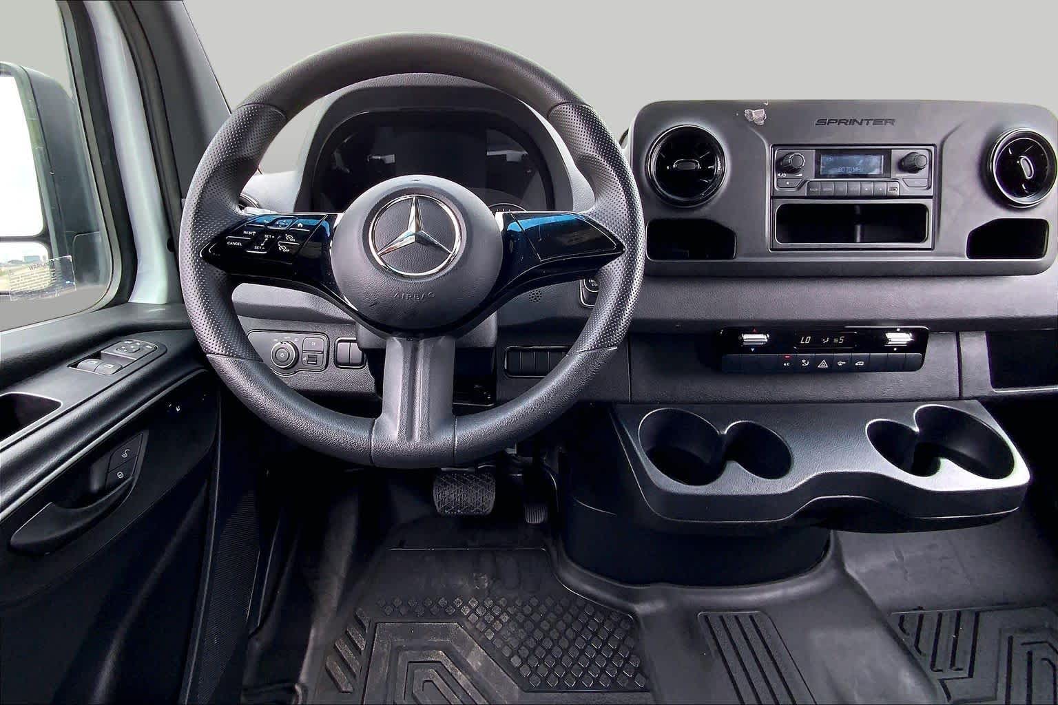 2025 Mercedes-Benz Sprinter Cargo Van  Arctic White at Mercedes-Benz of Houston North