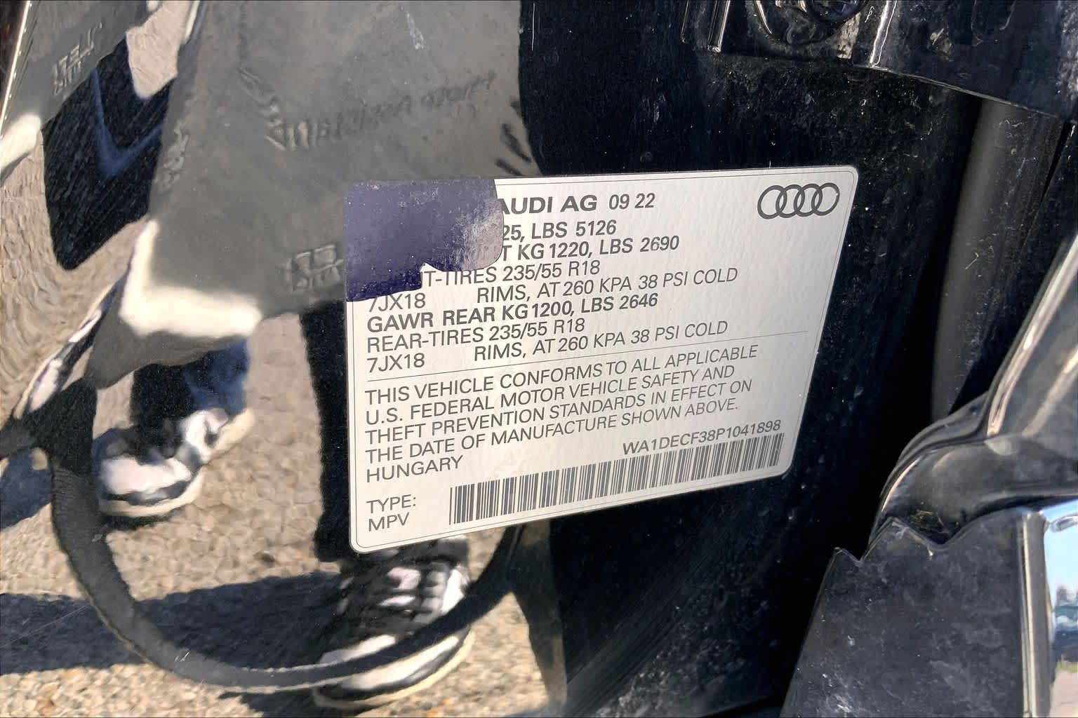2023 Audi Q3 S line Premium Mythos Black Metallic at Westside Kia