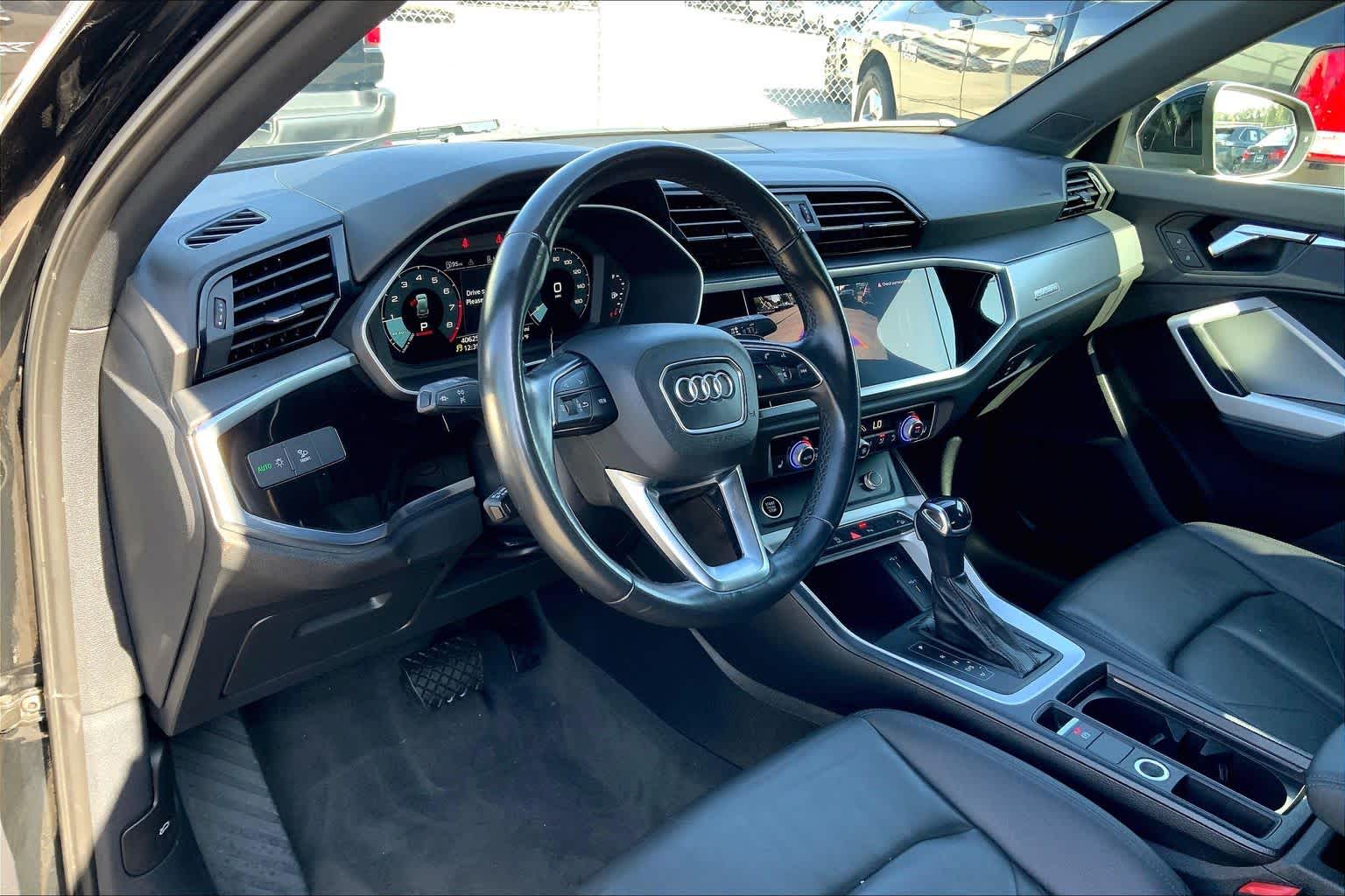 2023 Audi Q3 S line Premium Mythos Black Metallic at Westside Kia