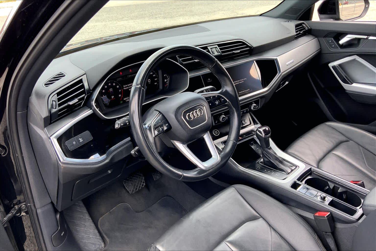 2023 Audi Q3 S line Premium Mythos Black Metallic at Westside Kia