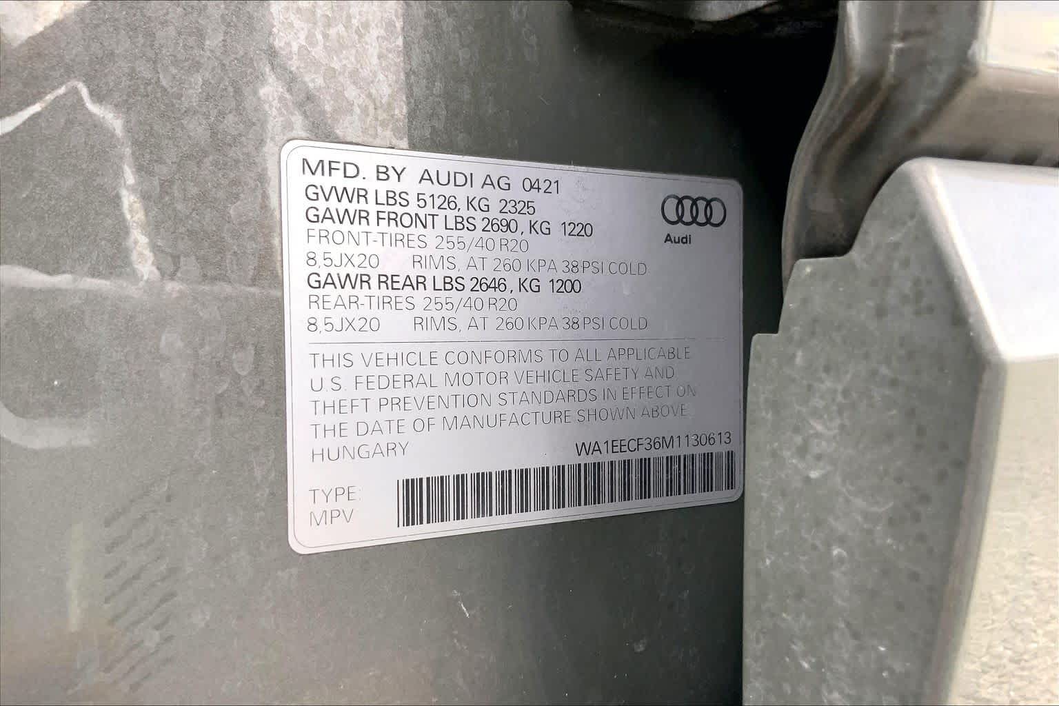 2021 Audi Q3 S line Premium Plus Chronos Gray Metallic at AutoNation USA Katy