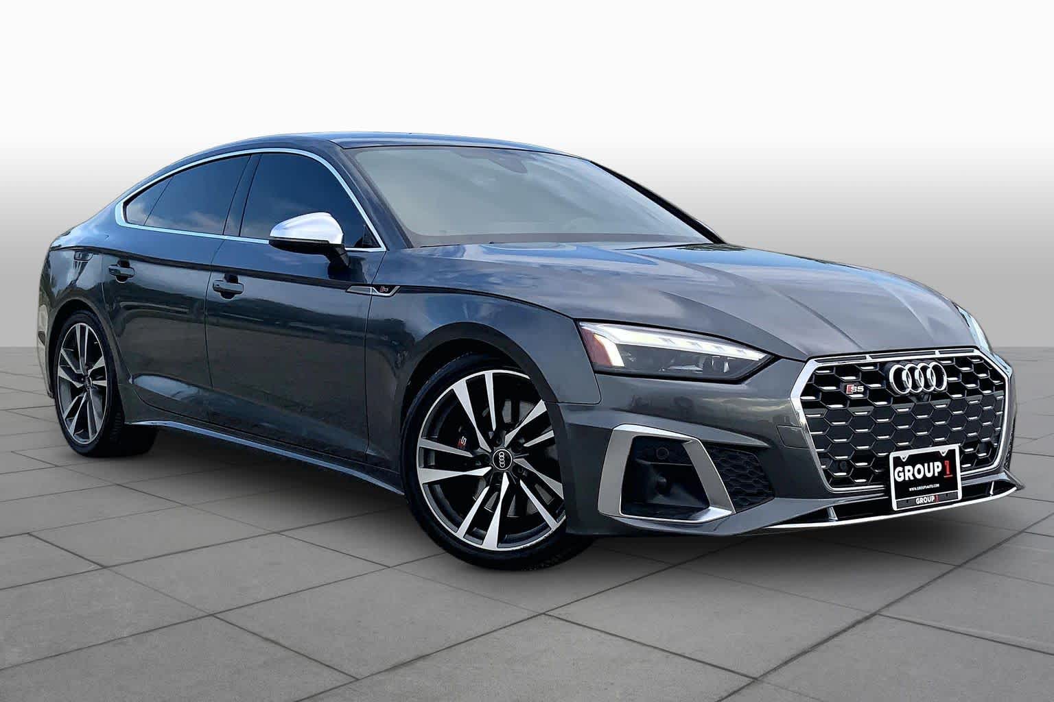 2022 Audi S5 Sportback Premium Plus Daytona Gray Pearl Effect at Group 1 Toyota Southwest