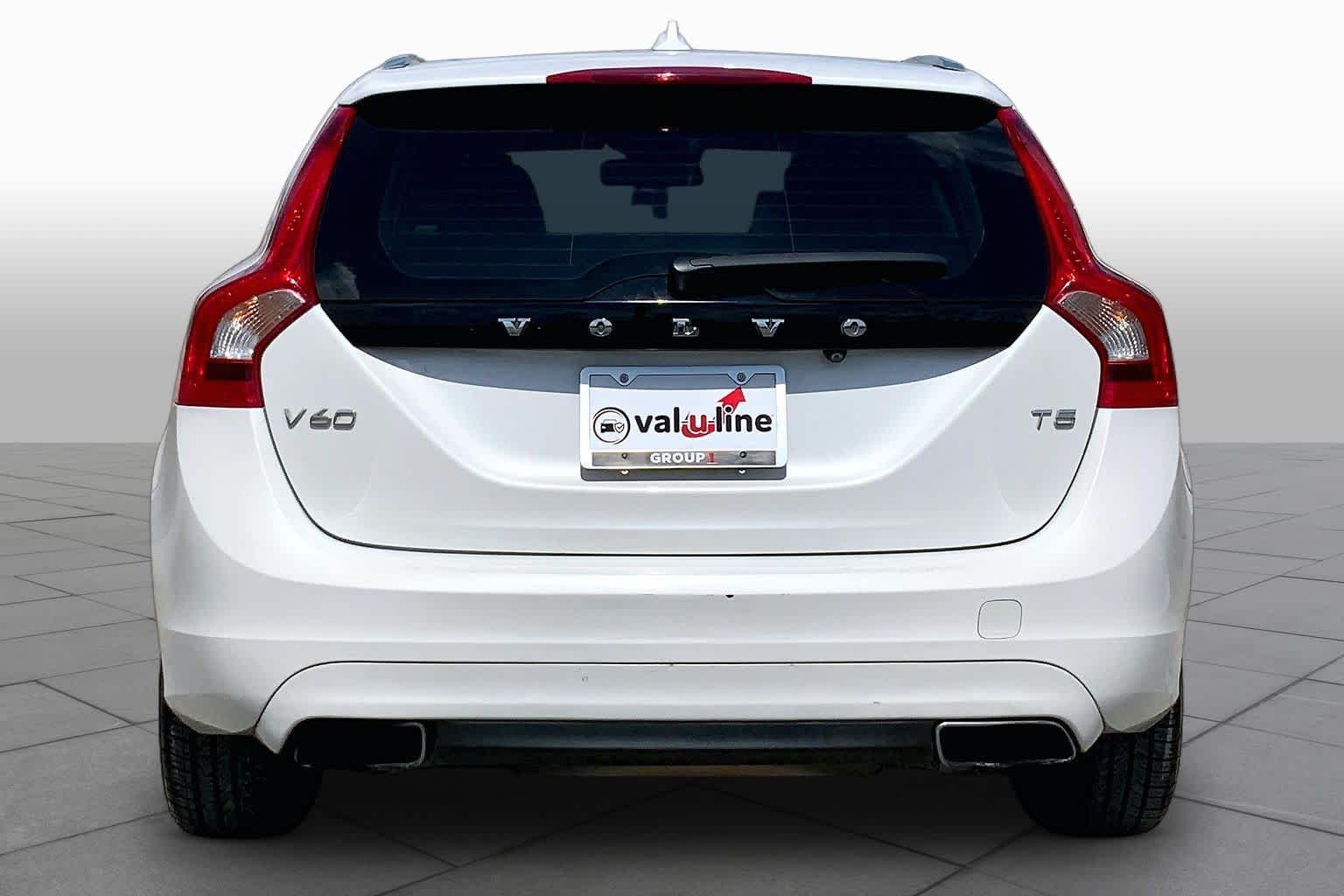2015 Volvo V60 T5 Drive-E Platinum Crystal White Pearl at Mac Haik Ford
