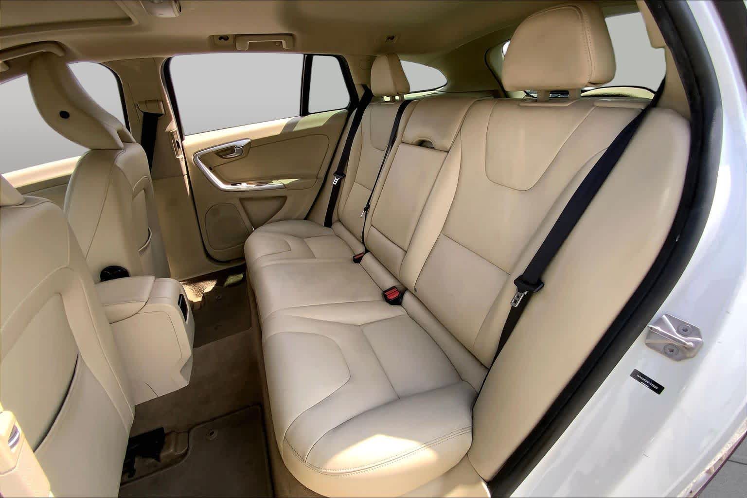 2015 Volvo V60 T5 Drive-E Platinum Crystal White Pearl at Mac Haik Ford
