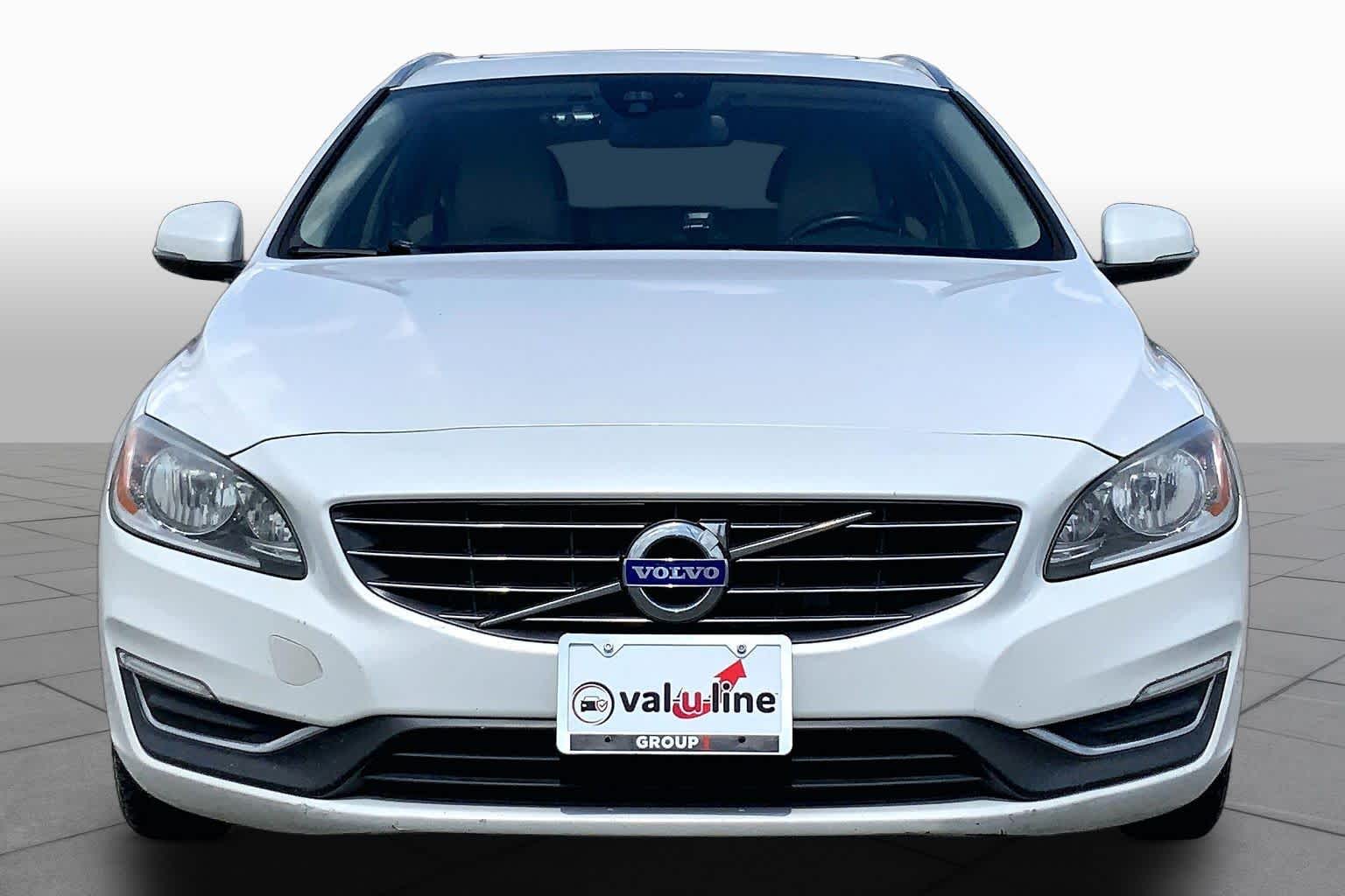 2015 Volvo V60 T5 Drive-E Platinum Crystal White Pearl at Mac Haik Ford