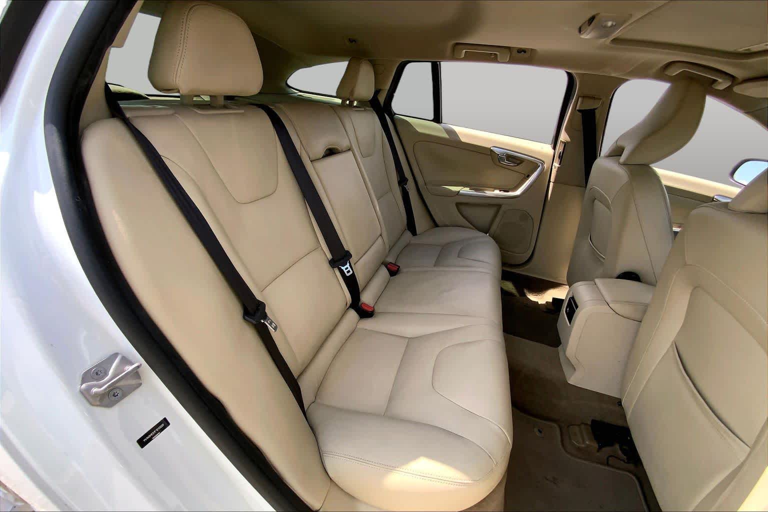 2015 Volvo V60 T5 Drive-E Platinum Crystal White Pearl at Mac Haik Ford
