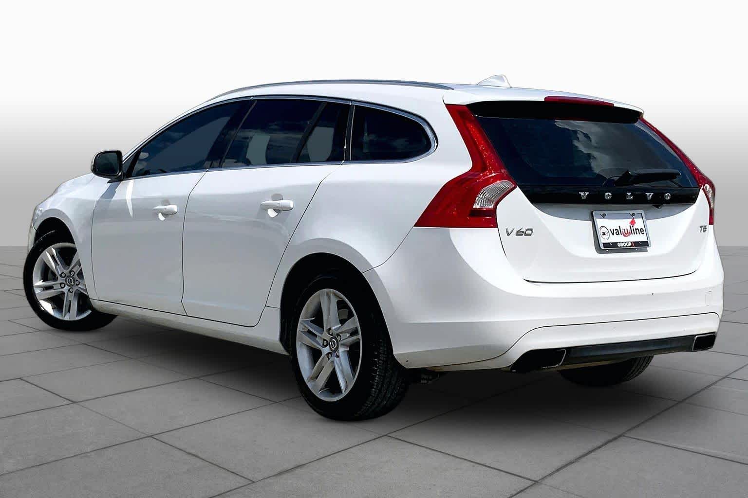 2015 Volvo V60 T5 Drive-E Platinum Crystal White Pearl at Mac Haik Ford