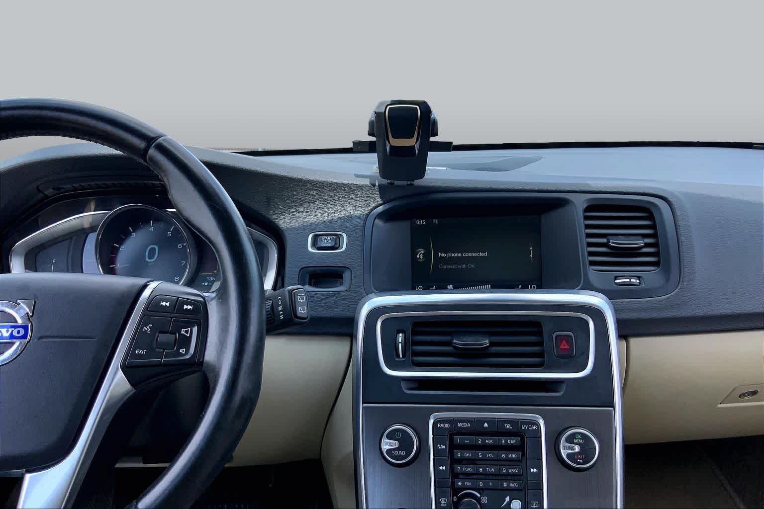 2015 Volvo V60 T5 Drive-E Platinum Crystal White Pearl at Mac Haik Ford