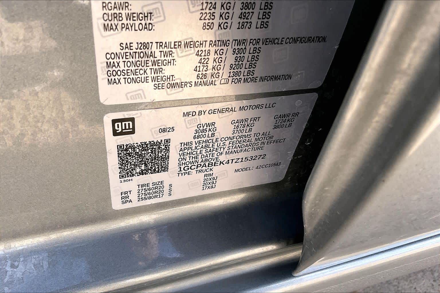 Certified Used 2026 Sterling Gray Metallic Chevrolet Custom image 36