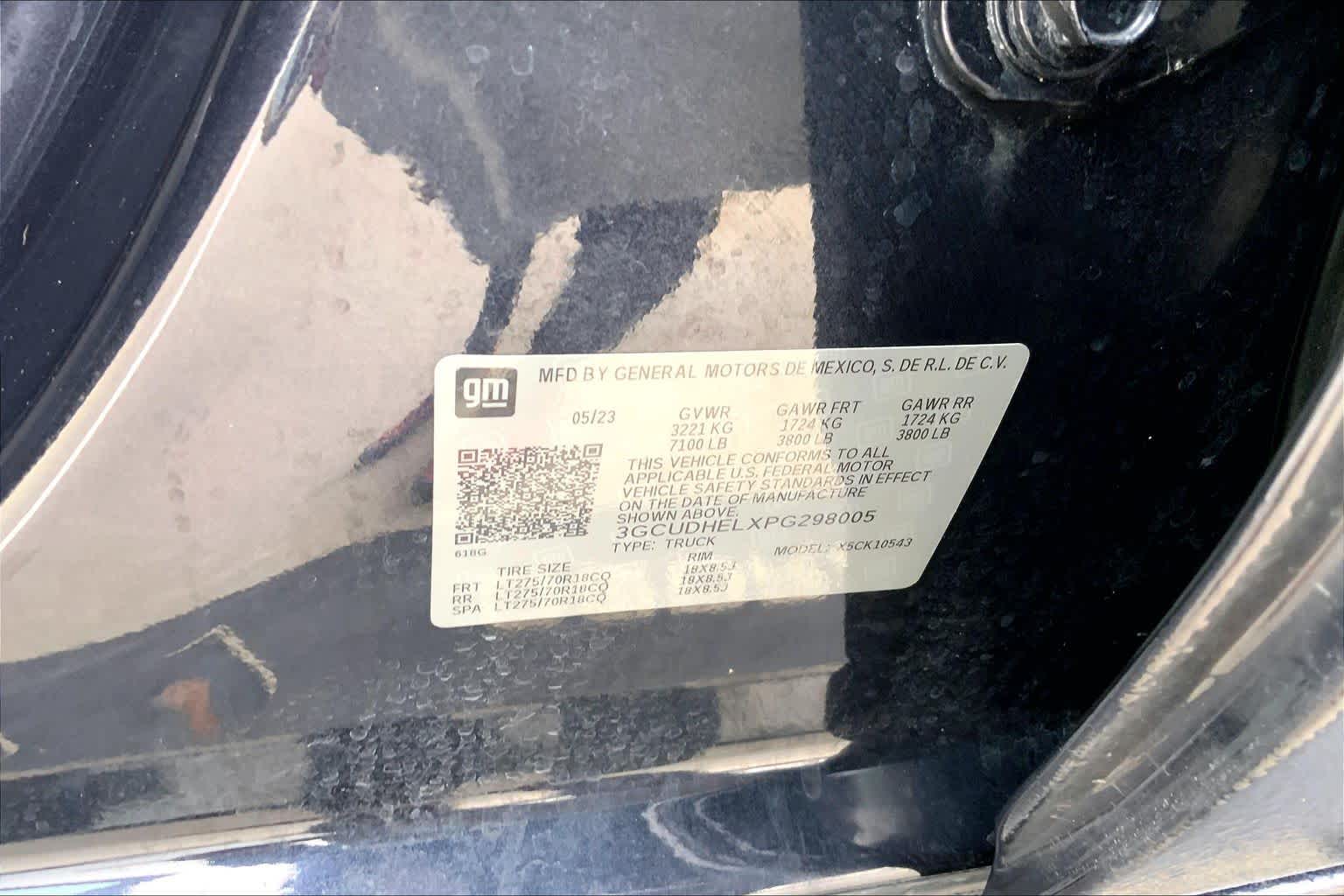 Certified Used 2023 Dark Ash Metallic Chevrolet ZR2 image 37