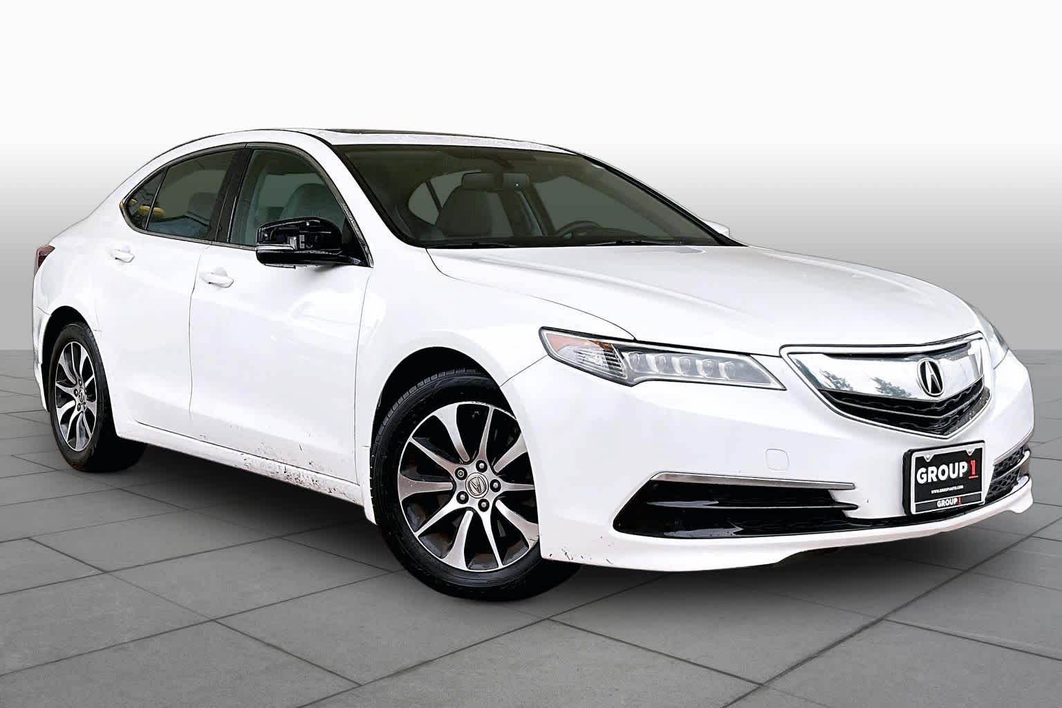 2015 Acura TLX  Bellanova White Pearl at Group 1 GMC Buick South