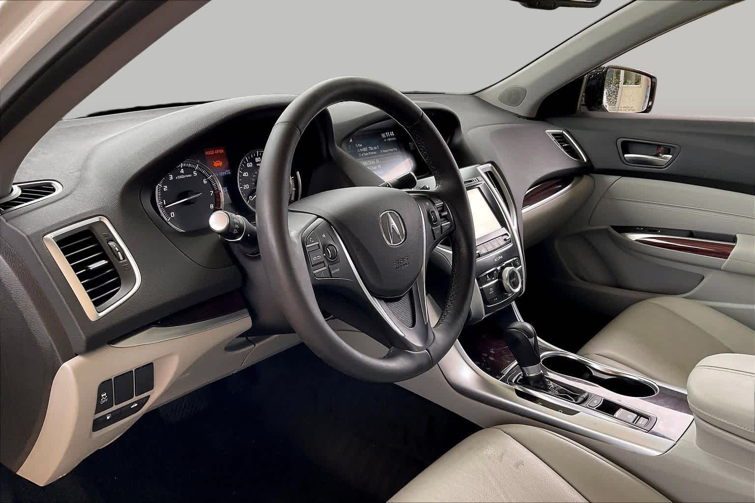2015 Acura TLX  Bellanova White Pearl at Group 1 GMC Buick South