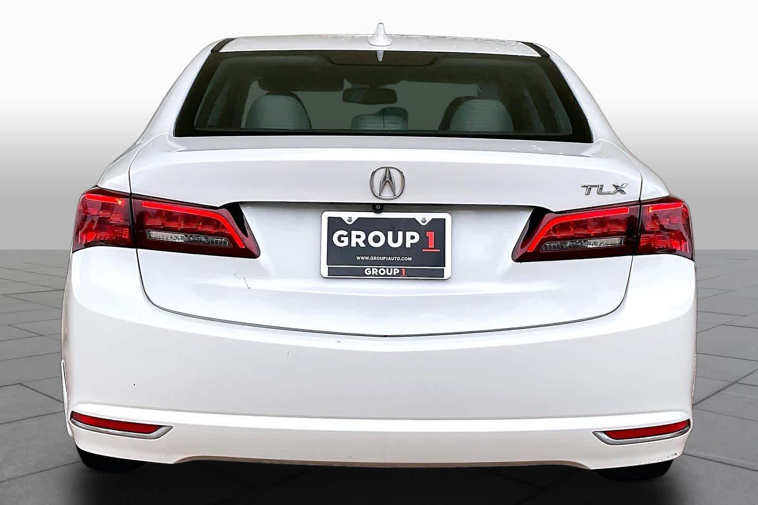2015 Acura TLX  Bellanova White Pearl at Group 1 GMC Buick South