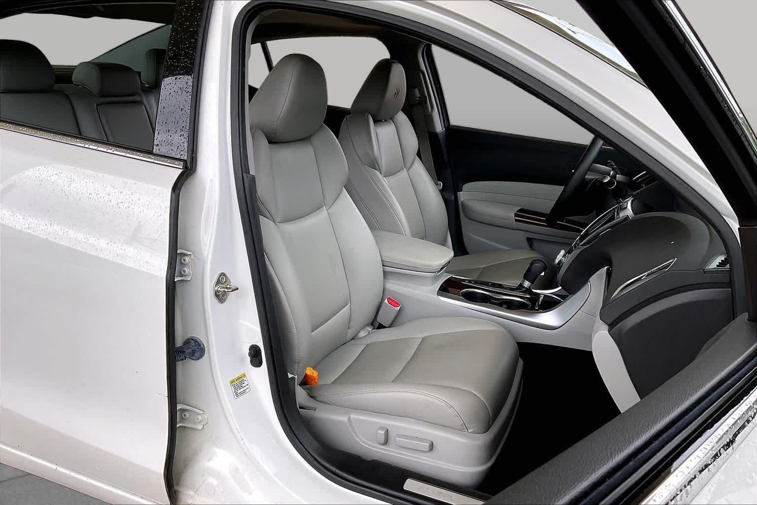 2015 Acura TLX  Bellanova White Pearl at Group 1 GMC Buick South