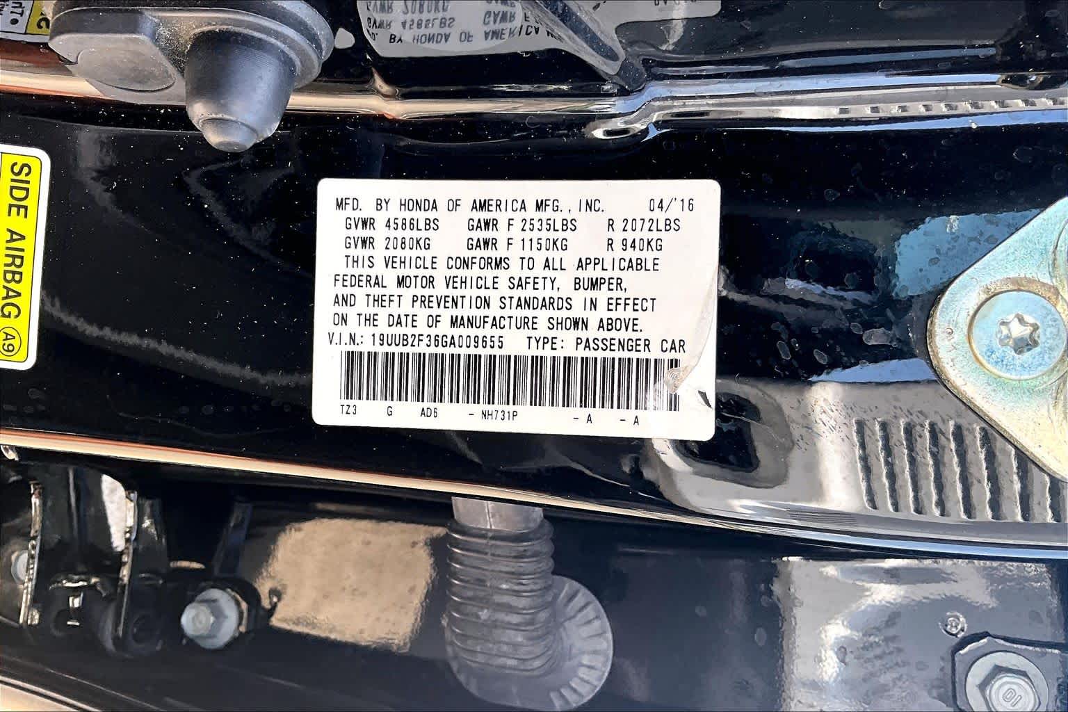 2016 Acura TLX V6 Crystal Black Pearl at Lexus Southwest Houston