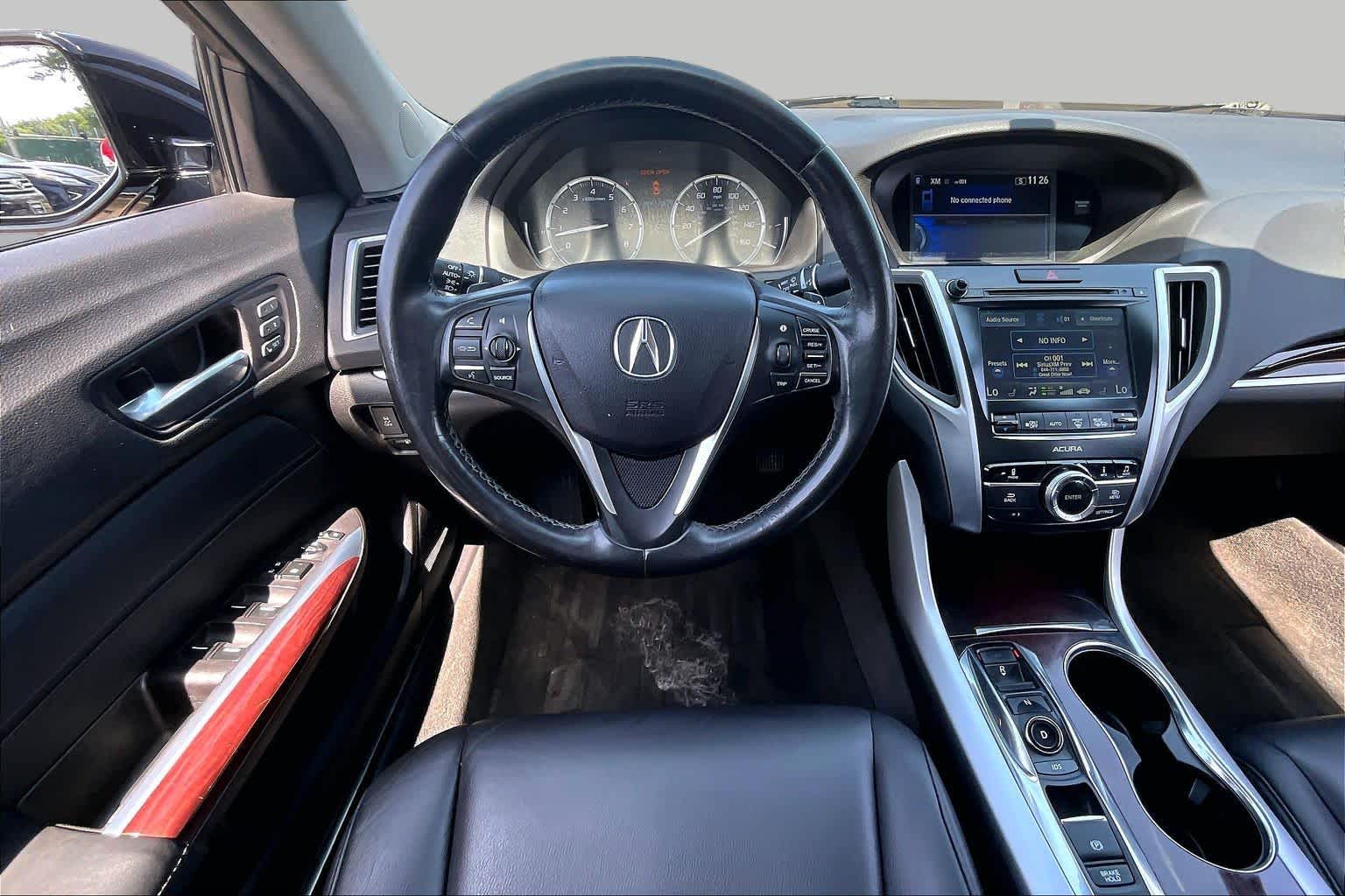 2016 Acura TLX V6 Crystal Black Pearl at Lexus Southwest Houston