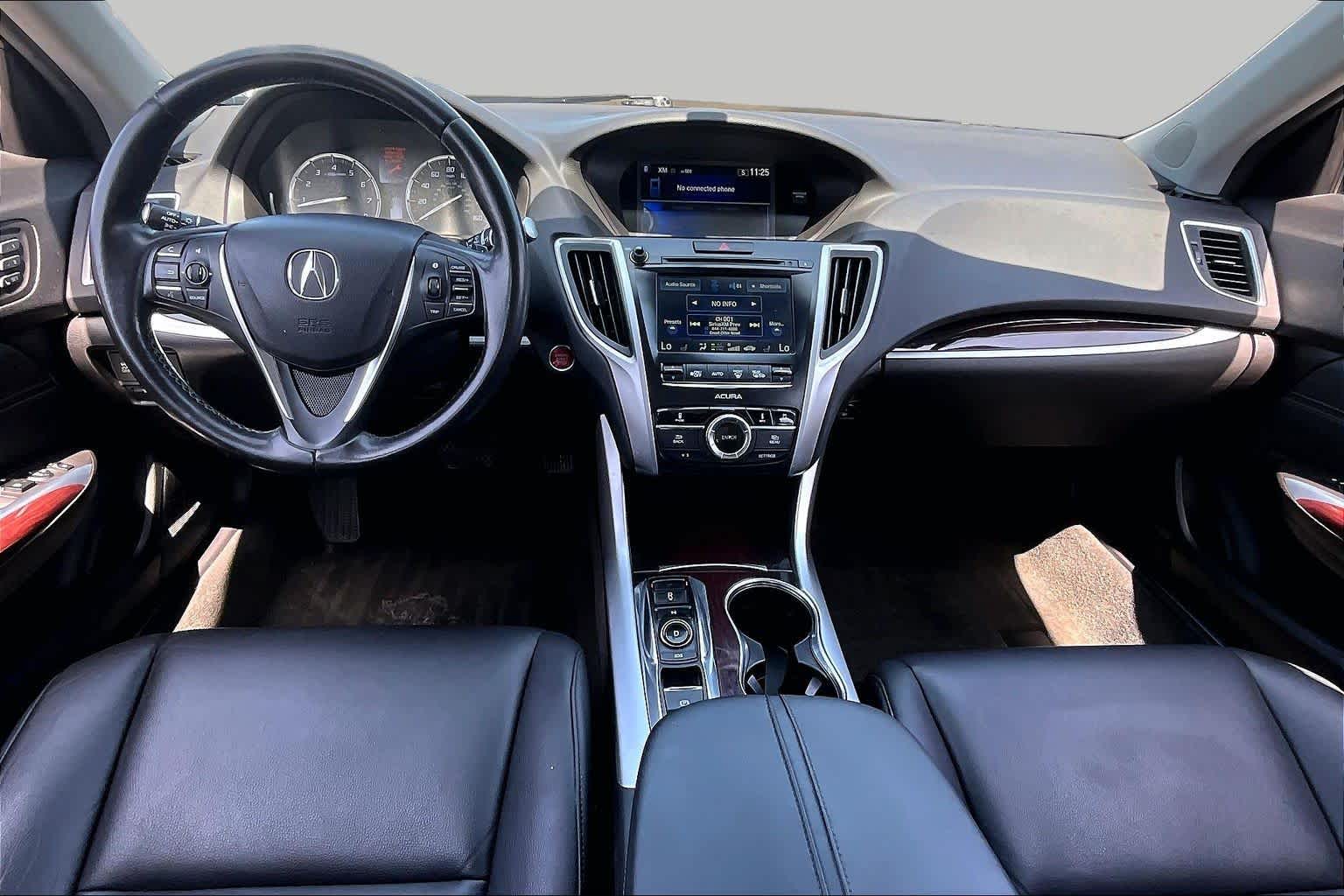2016 Acura TLX V6 Crystal Black Pearl at Lexus Southwest Houston