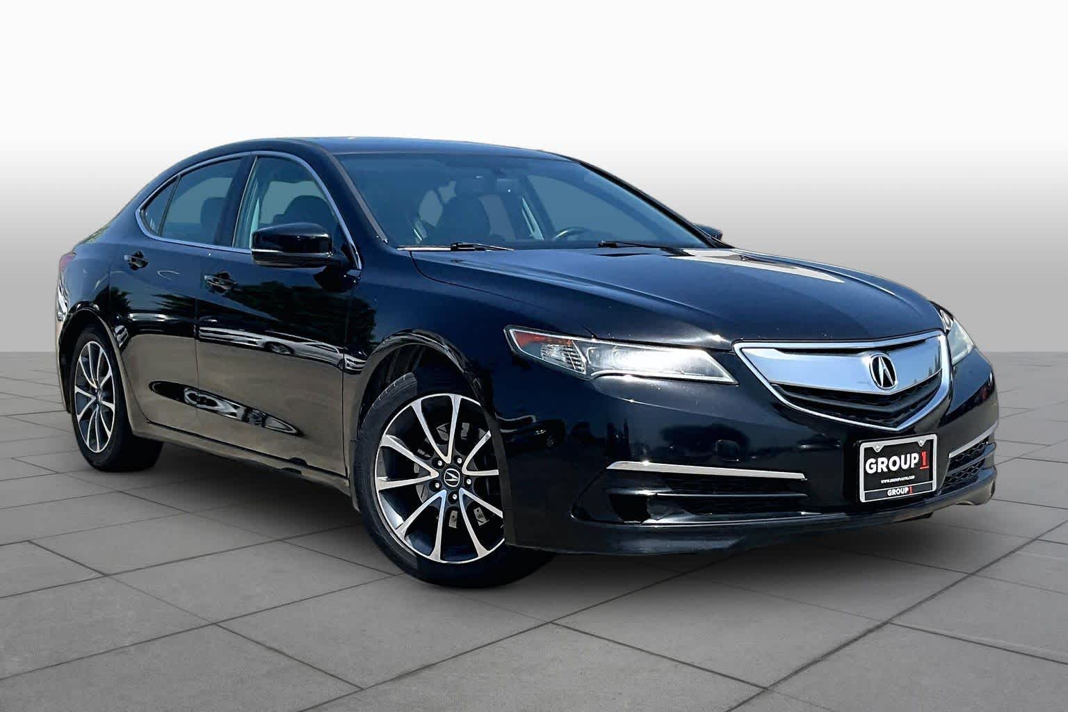 2016 Acura TLX V6 Crystal Black Pearl at Lexus Southwest Houston