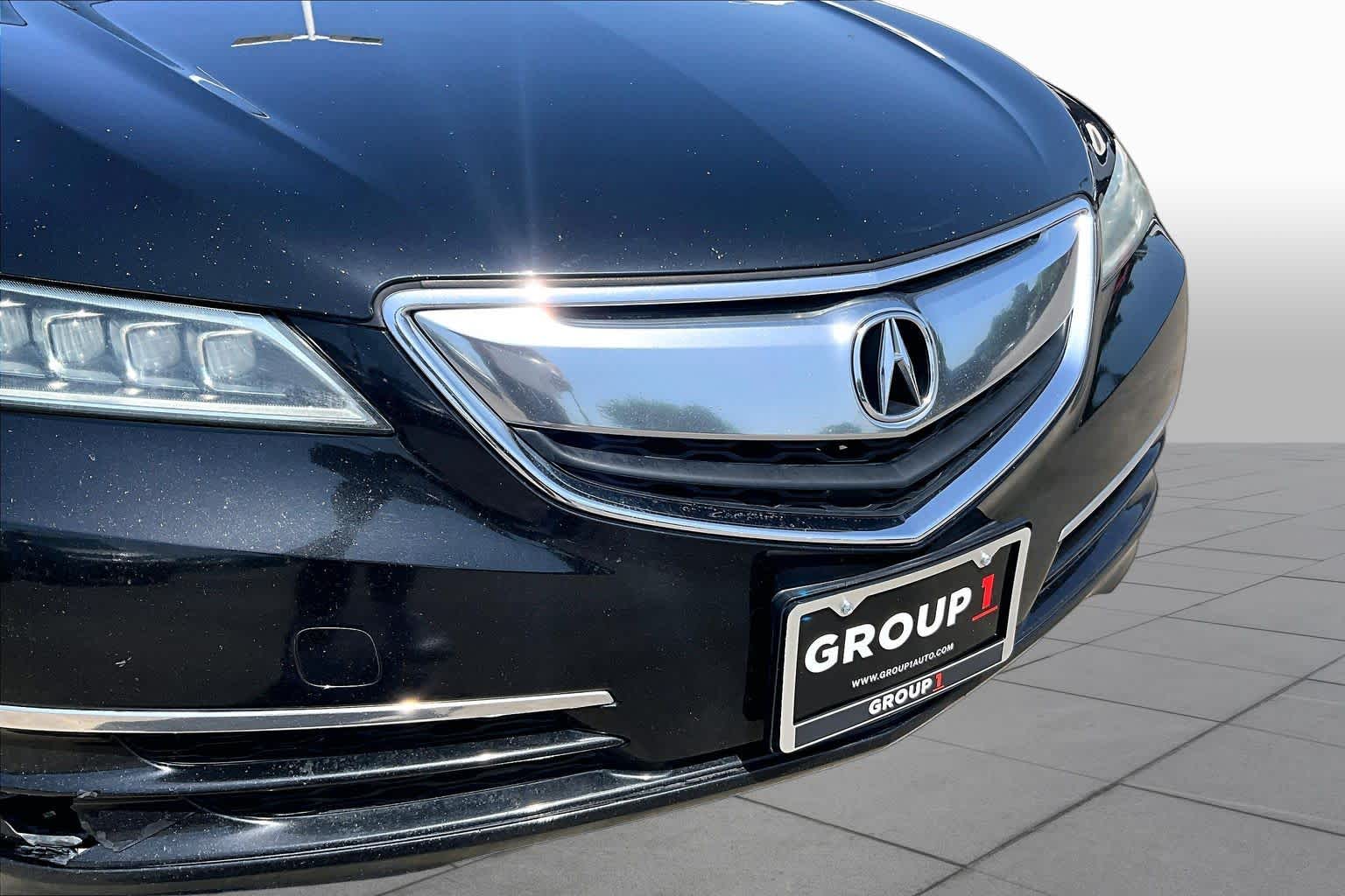2016 Acura TLX V6 Crystal Black Pearl at Lexus Southwest Houston