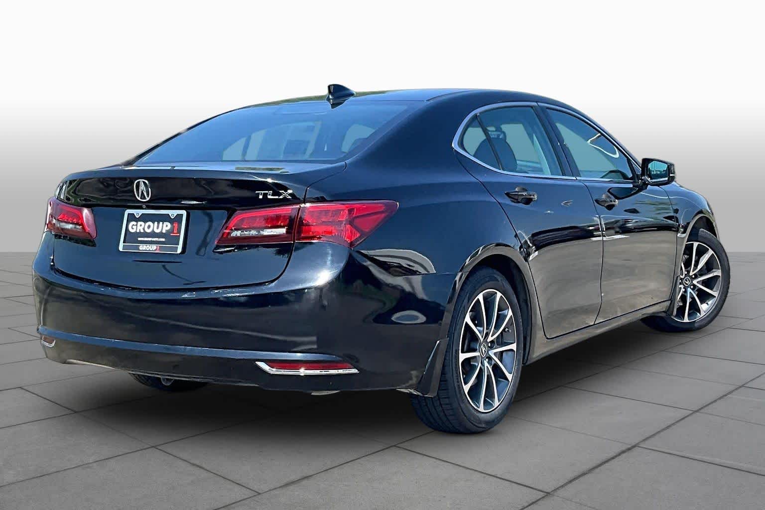 2016 Acura TLX V6 Crystal Black Pearl at Lexus Southwest Houston