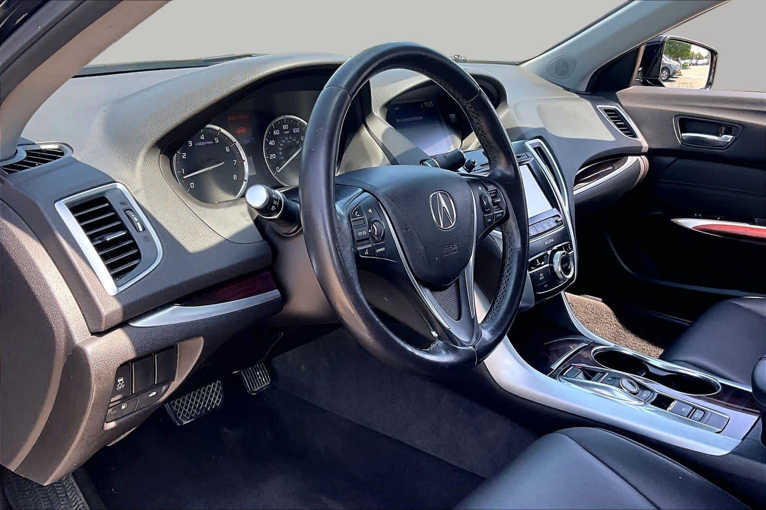 2016 Acura TLX V6 Crystal Black Pearl at Lexus Southwest Houston