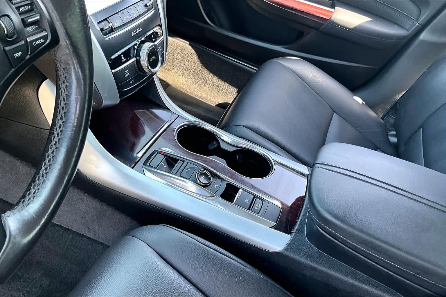 2016 Acura TLX V6 Crystal Black Pearl at Lexus Southwest Houston