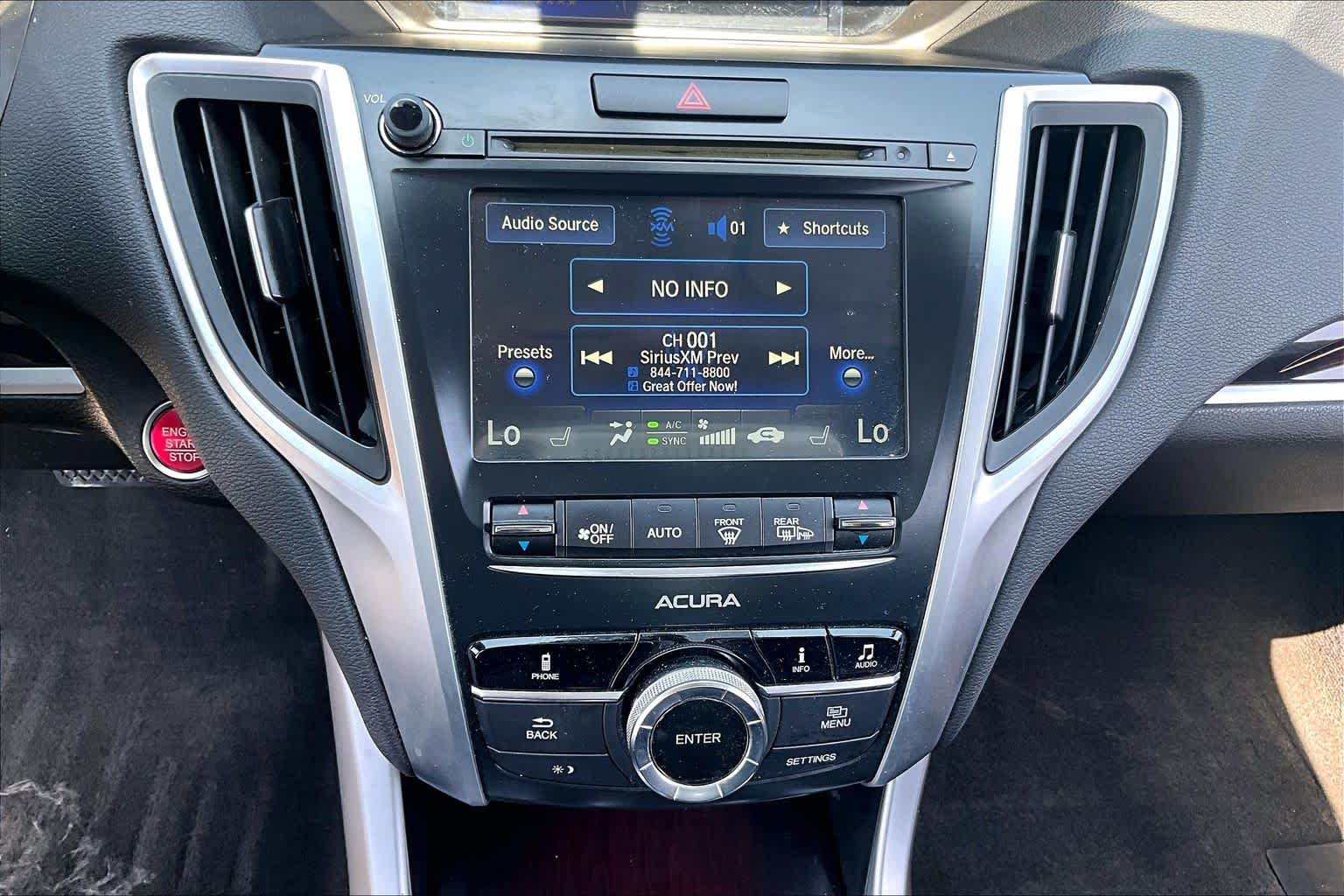2016 Acura TLX V6 Crystal Black Pearl at Lexus Southwest Houston