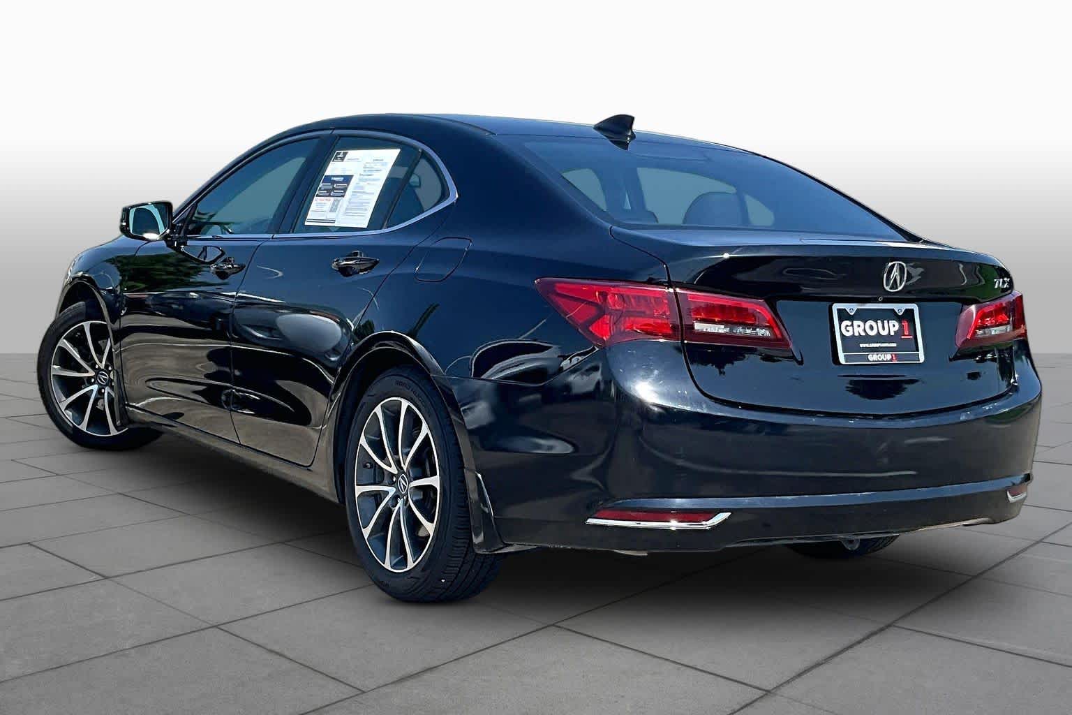 2016 Acura TLX V6 Crystal Black Pearl at Lexus Southwest Houston
