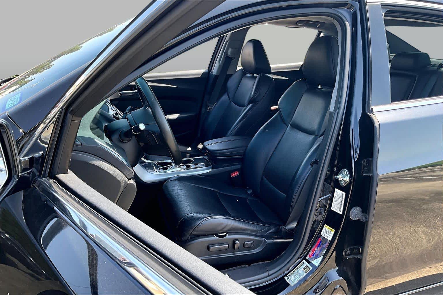 2015 Acura TLX V6 Tech Crystal Black Pearl at Lexus Southwest Houston