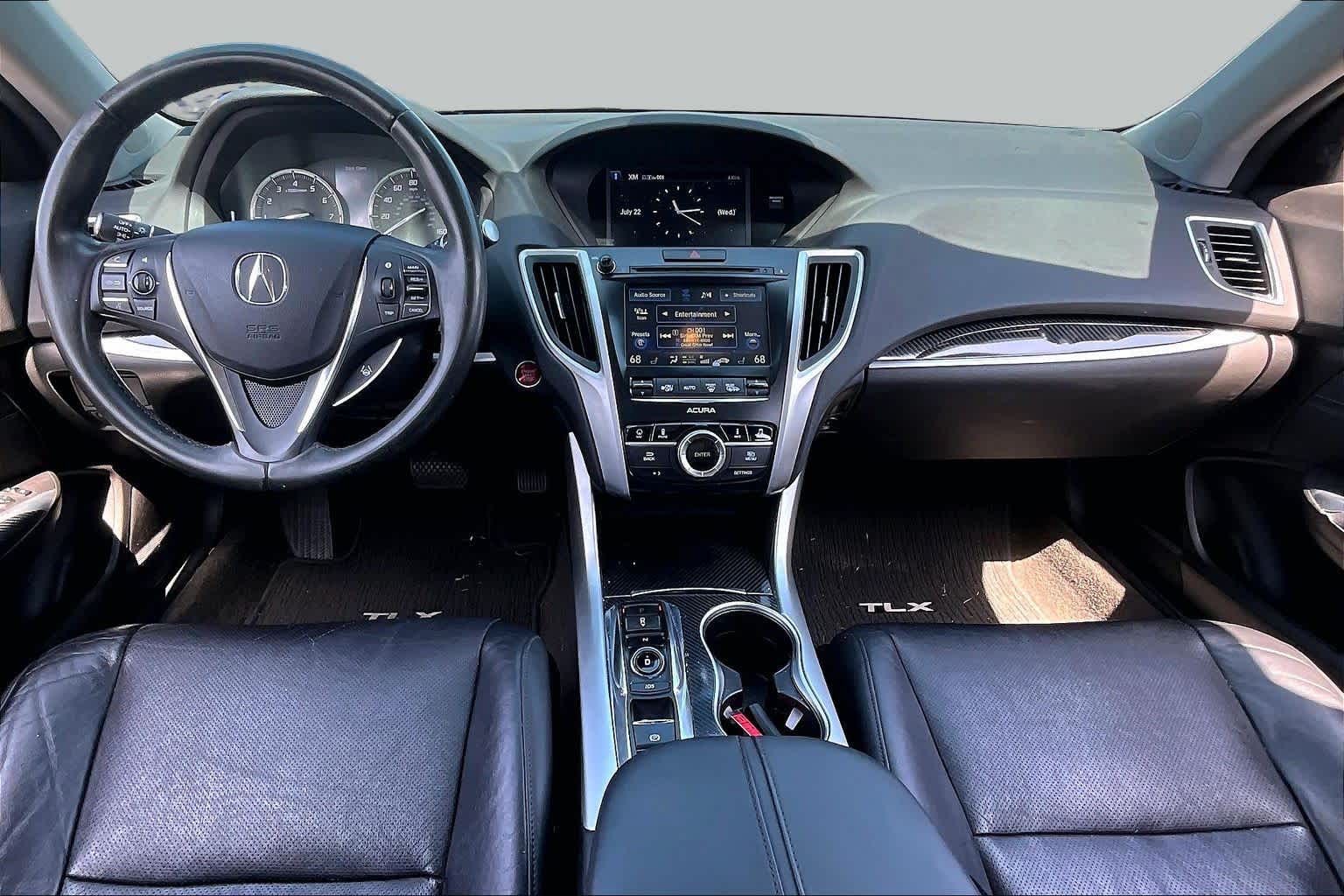 2015 Acura TLX V6 Tech Crystal Black Pearl at Lexus Southwest Houston