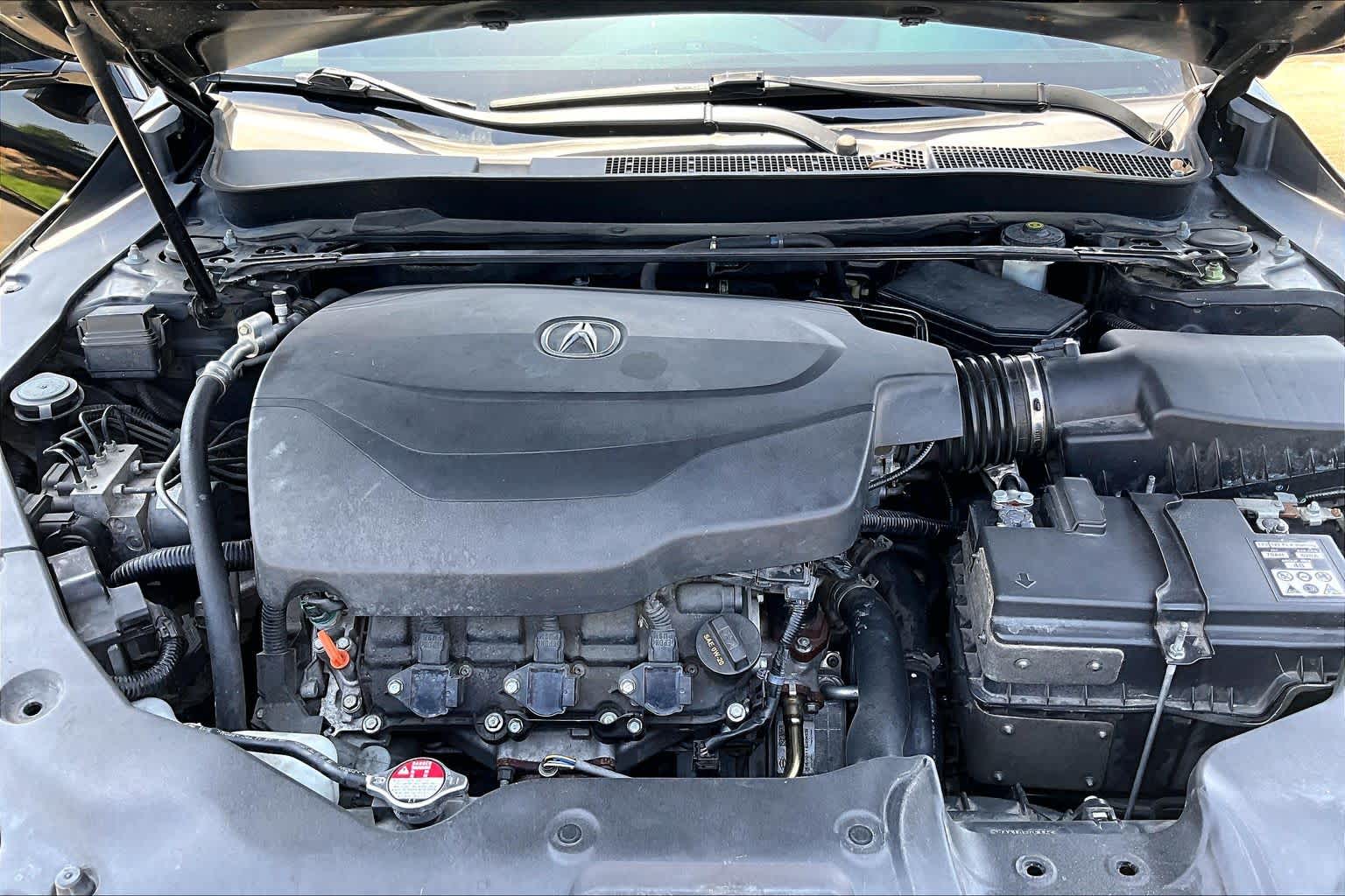 2015 Acura TLX V6 Tech Crystal Black Pearl at Lexus Southwest Houston