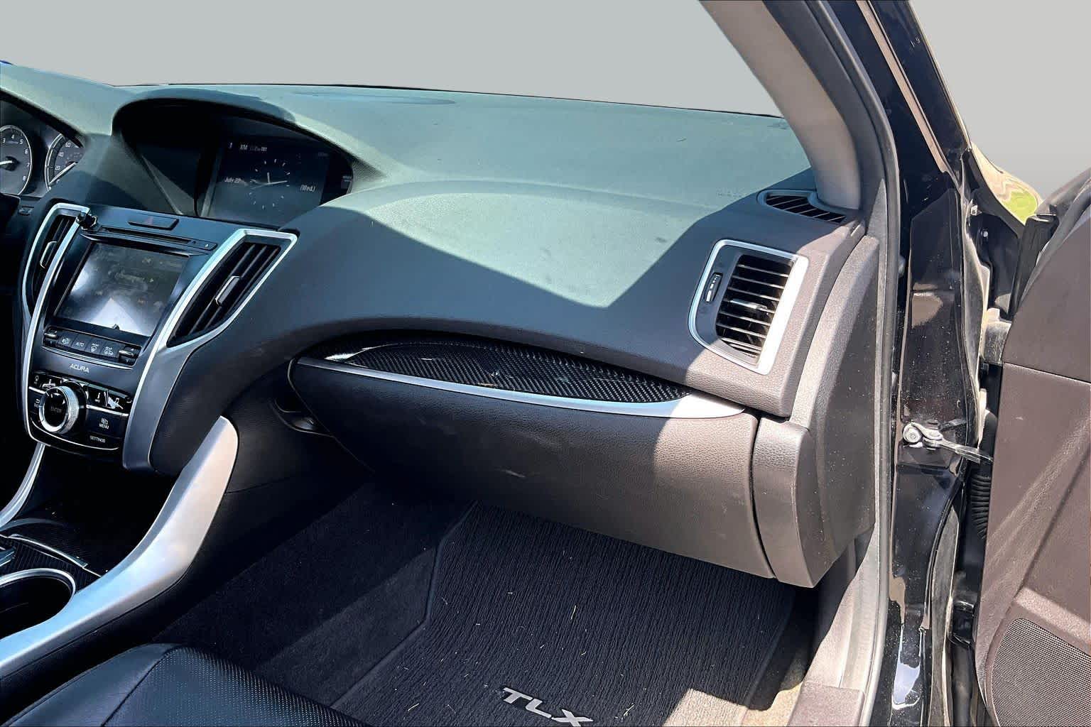 2015 Acura TLX V6 Tech Crystal Black Pearl at Lexus Southwest Houston