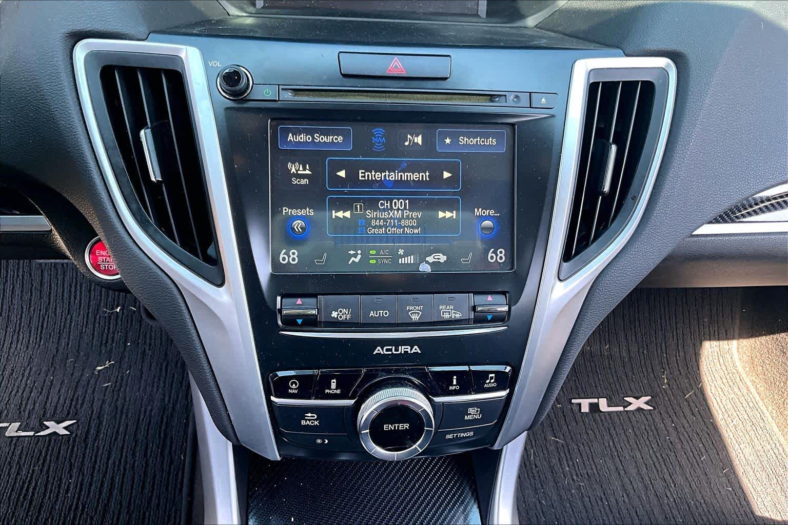 2015 Acura TLX V6 Tech Crystal Black Pearl at Lexus Southwest Houston