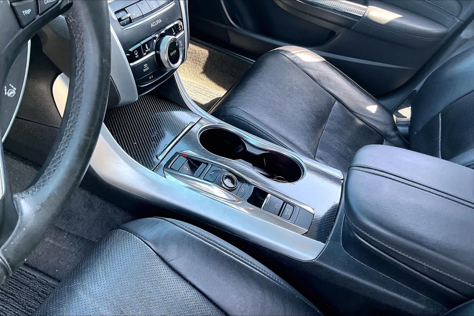 2015 Acura TLX V6 Tech Crystal Black Pearl at Lexus Southwest Houston