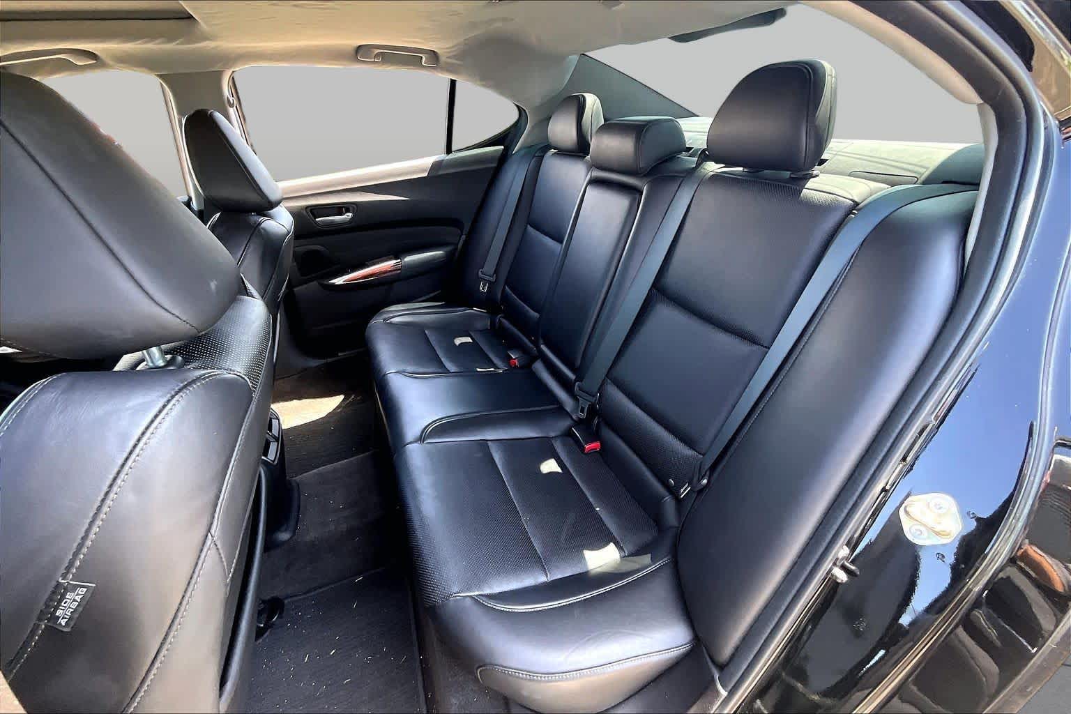 2015 Acura TLX V6 Tech Crystal Black Pearl at Lexus Southwest Houston