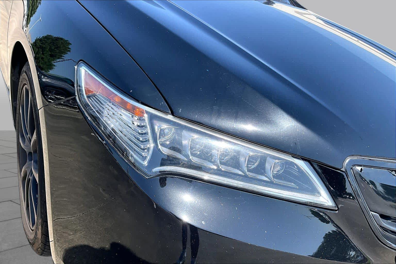 2015 Acura TLX V6 Tech Crystal Black Pearl at Lexus Southwest Houston