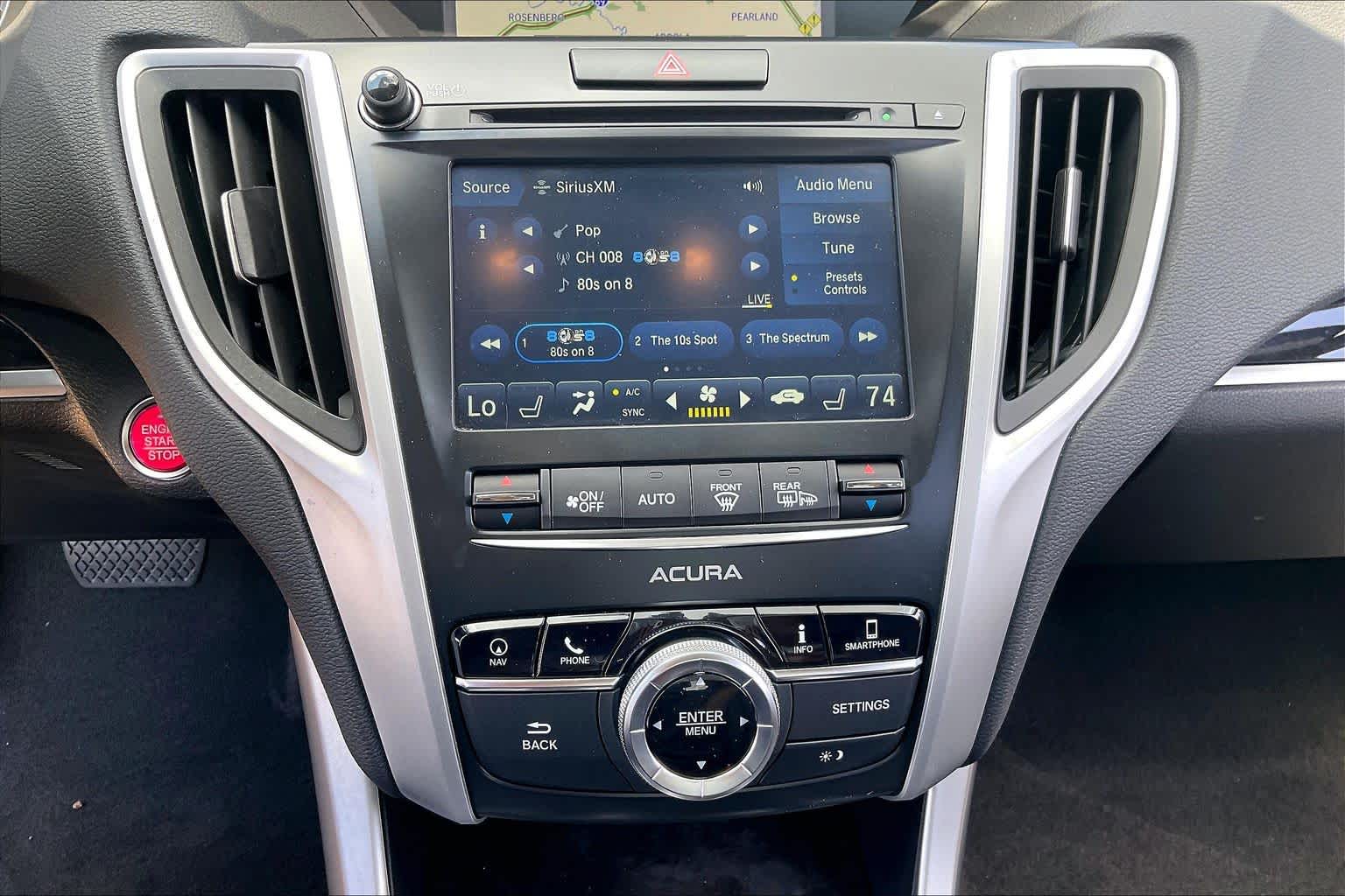2018 Acura TLX w/Technology Pkg Crystal Black Pearl at Honda of Clear Lake